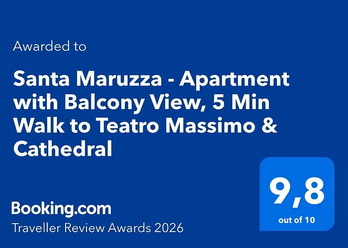 Santa Maruzza - With Balcony View, 5 Min Walk To Teatro Massimo & Cathedral *